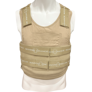 gilet de protection Second Chance Kevlar SK1 équivalent NIJ II beige vue principale