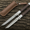 ChatGPT_Image_12_dec._2025_20_06_35 Couteau à Ouverture Assistée acier M390 Type Stiletto bois de noyer - Lame Tanto