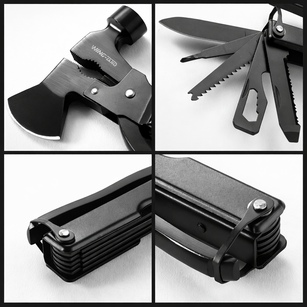 Kit de survie lampe frontale et multioutil
