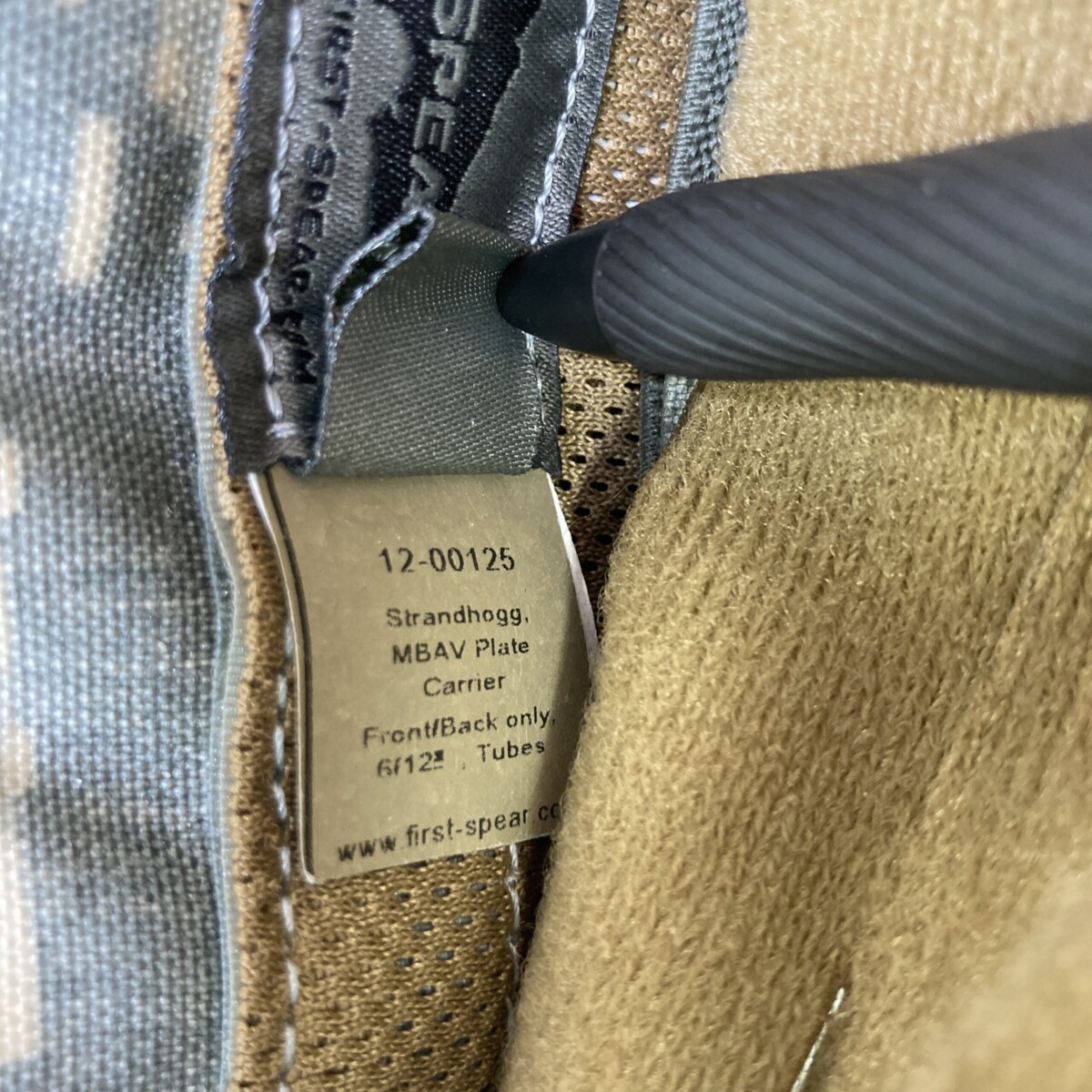First-Spear-Strandhogg-ABU-Used-Tag-scaled GILET PORTE PLAQUE MOLLE STRANDHOGG V1 US