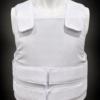 Gilet pare-balles blanc port invisible NIJ IIIA vue de face