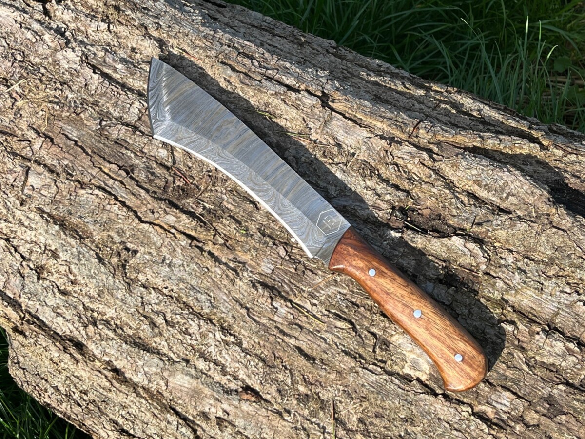 IMG_0333 Couteau machette damas forgé LLF 33cm