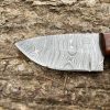 Couteau Bushcraft / Dépeçage en Damas Forgé LLF – 18 cm – Full Tang Brut & Indestructible