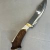IMG_0912 Couteau grande lame 42cm forgé LLF série CHASSE manche bois de cerf entier