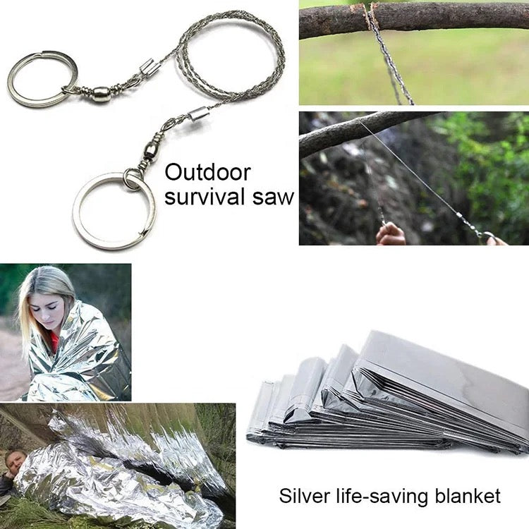 Kit de survie lampe frontale et multioutil