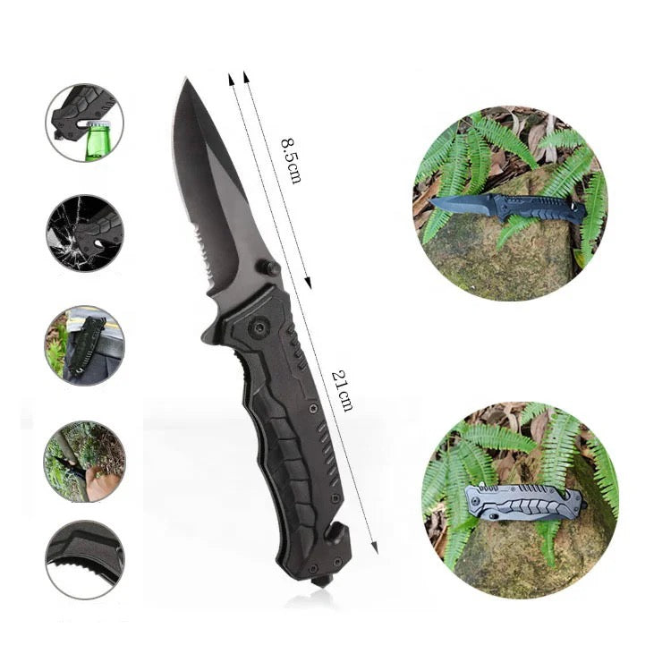 Kit de survie lampe frontale et multioutil