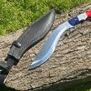 kukri forge LLF 50 cm serie tactique edition patriote lame epaisse acier 1095 etui cuir