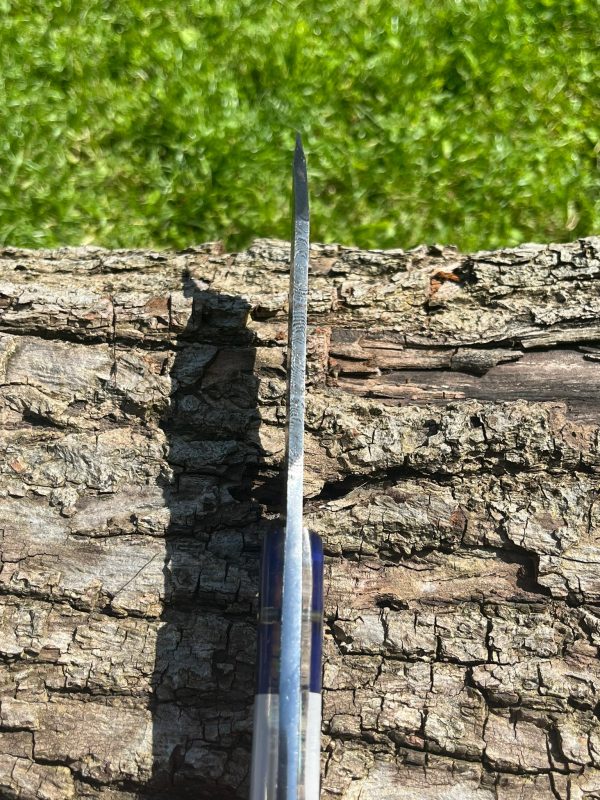 IMG_1537 Couteau SCRAMASAXE damas forgé LLF 25cm édition patriote