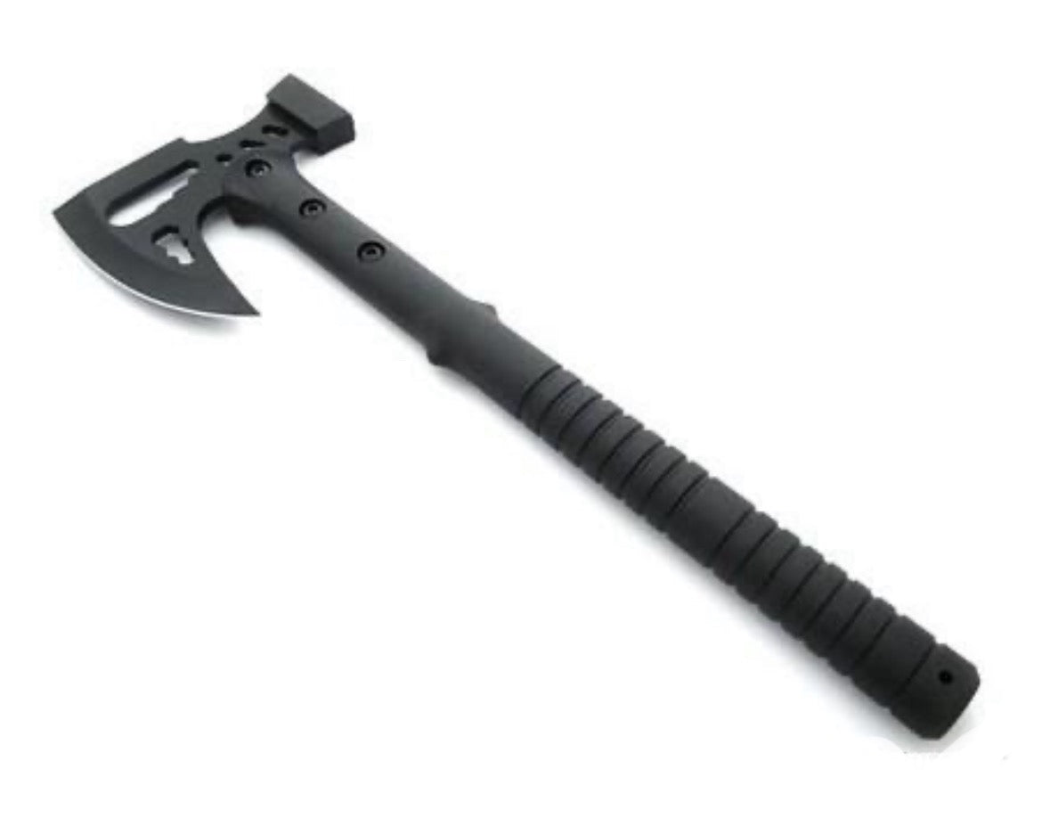 IMG_1614 hache double tête 41 cm acier 420 manche ABS multifonction massette etui cordura