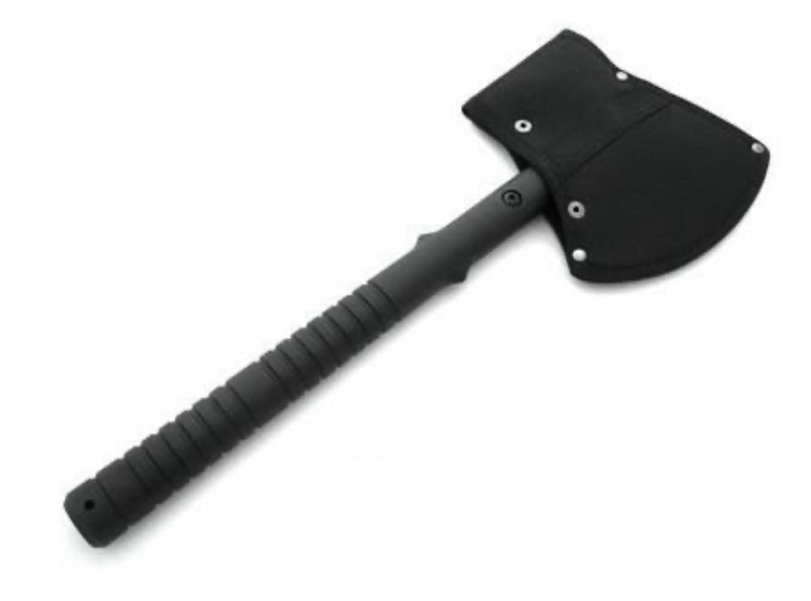 IMG_1619 hache double tête 41 cm acier 420 manche ABS multifonction massette etui cordura