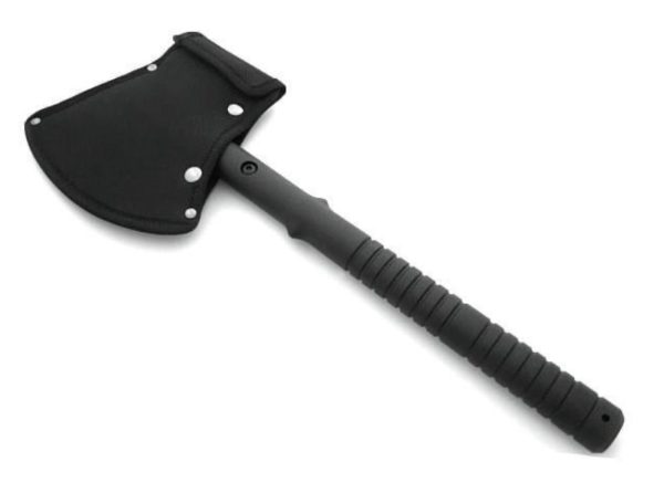 IMG_1620 hache double tête 41 cm acier 420 manche ABS multifonction massette etui cordura