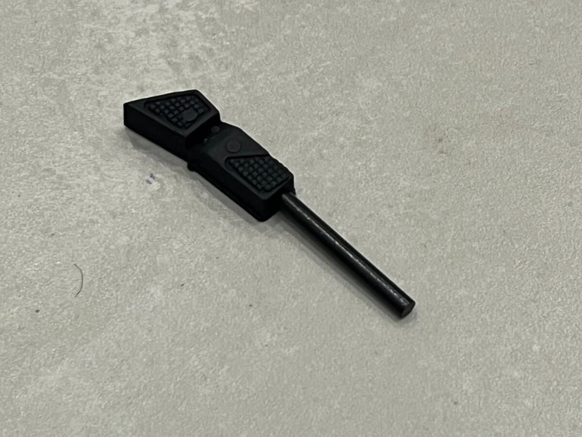 IMG_1689 Couteau tracker APEX bushcraft noir + firesteel étui kydex