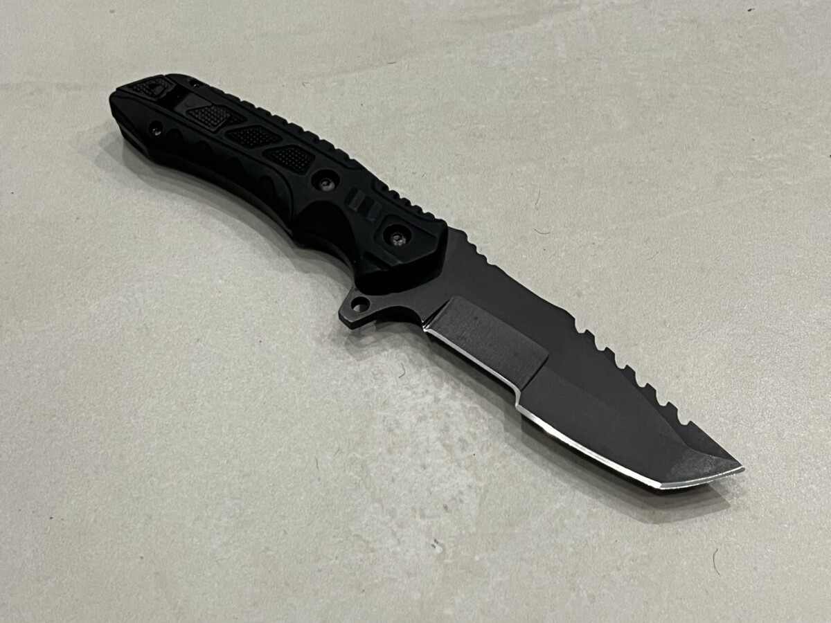 APEX – Couteau Fixe Tracker avec Firesteel – Black ou Steel