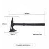 IMG_2115 hache de survie avec piolet 40 cm acier 440 manche fibre verre etui cordura