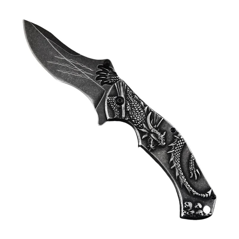 couteau de chasse Viking Jörmungandr acier inoxydable 22 cm vue principale