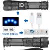 IMG_2160 Lampe torche tactique LED XHP70.2 5000 lumens rechargeable zoom IP67