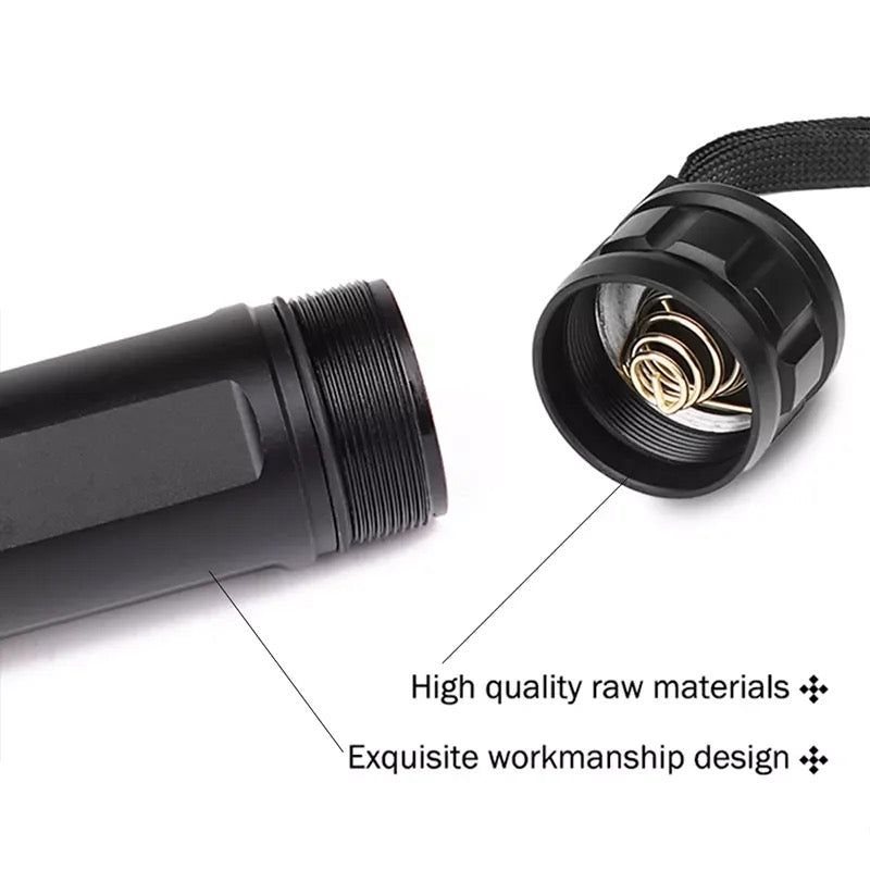 IMG_2161 Lampe torche tactique LED XHP70.2 5000 lumens rechargeable zoom IP67