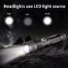 IMG_2162 Lampe torche tactique LED XHP70.2 5000 lumens rechargeable zoom IP67