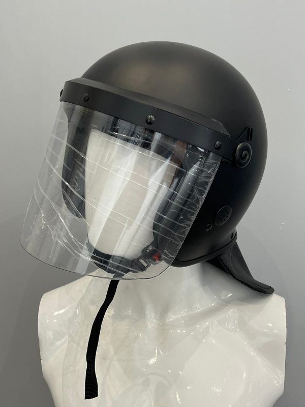 IMG_2309 Casque de protection faciale renforcée Noir taille M/L Avec Visière