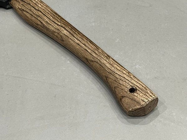 IMG_2692 hache viking acier 1055 brut manche hetre 39 cm