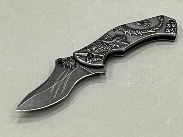 IMG_2728 Couteau Jörmungandr Motif de Serpent de Midgard