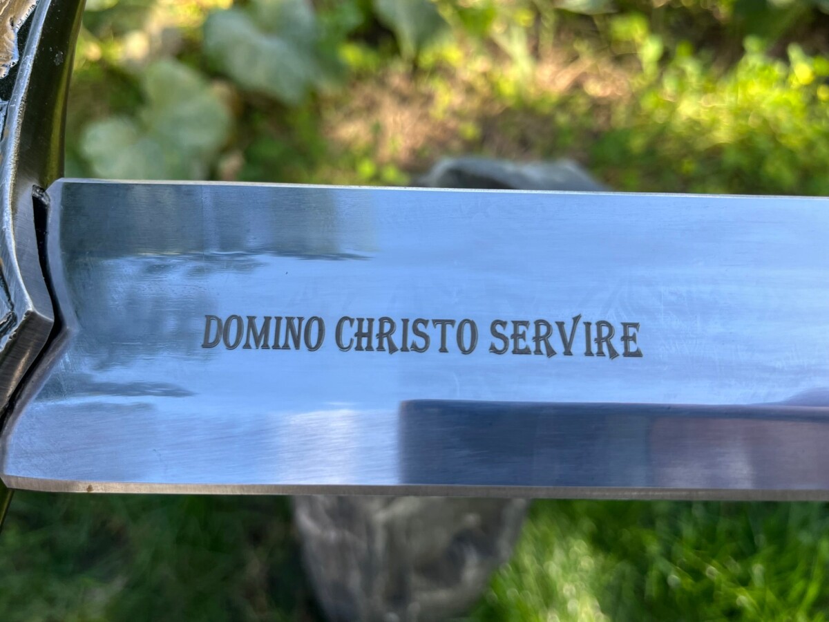 EPEE HOSPITALIERS "DOMINO CHRISTO SERVIRE" 94cm