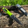 Couteau de pêche et outdoor – haute visibilité (vert ou orange)