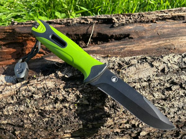 Couteau de pêche et outdoor – haute visibilité (vert ou orange)