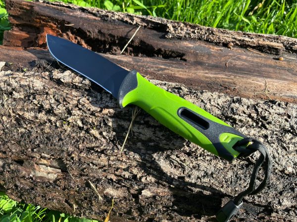 Couteau de pêche et outdoor – haute visibilité (vert ou orange)