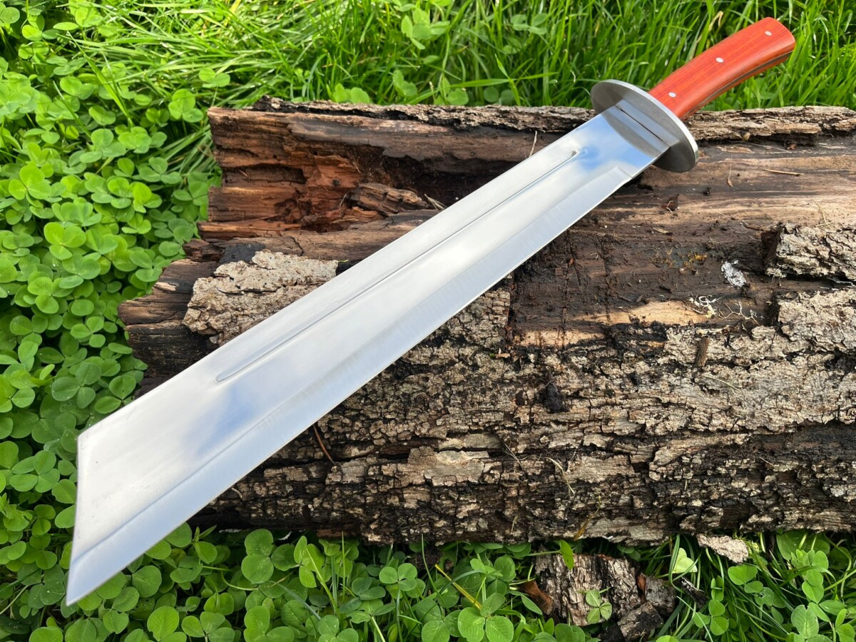 IMG_3301 machette lame saex 54cm acier 5Cr15 full tang garde étui nylon vue principale