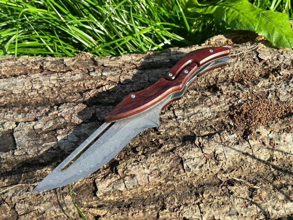 COUTEAU PLIANT A OUVERTURE MECANIQUE DAMAS VG10