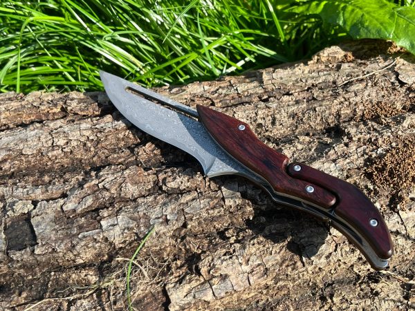 COUTEAU PLIANT A OUVERTURE MECANIQUE DAMAS VG10