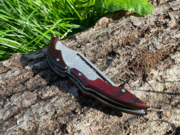 COUTEAU PLIANT A OUVERTURE MECANIQUE DAMAS VG10