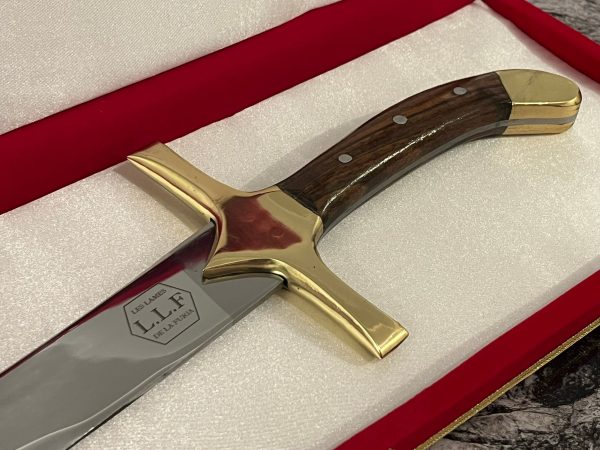 Sabre shamshir forgé LLF acier X50CrMoV15 91 cm – édition royale