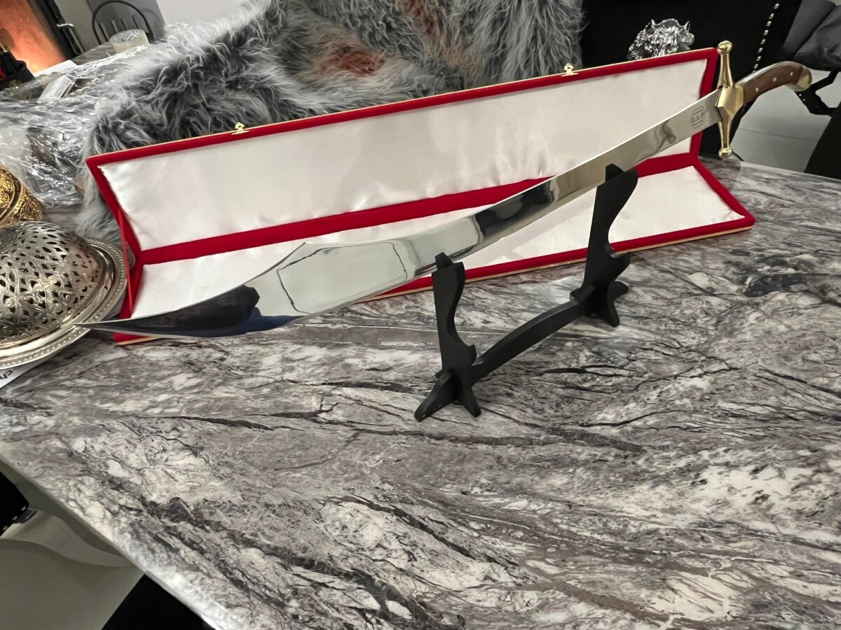 Sabre Impérial du Cavalier Perse - forgé acier X50CrMoV15