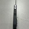Couteau automatique OTF - lame spear point dentelée - brise vitre