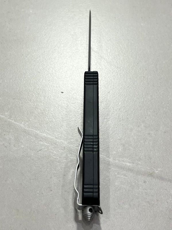 Couteau automatique OTF à mécanisme optimisé - lame spear point - brise vitre