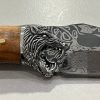 Couteau Russe loup en garde