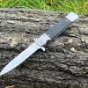 Couteau à Ouverture Manuelle Type Stiletto - Élégance Tactique