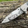 IMG_4263 couteau ouverture assistée 20 cm acier 440 liner lock gravure loup EDC