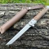Couteau à Ouverture Assistée acier M390 Type Stiletto bois de rose- Lame Tanto