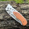 IMG_4327 Couteau EDC Asymétrique – Bois d’Olivier & Acier - 20 cm