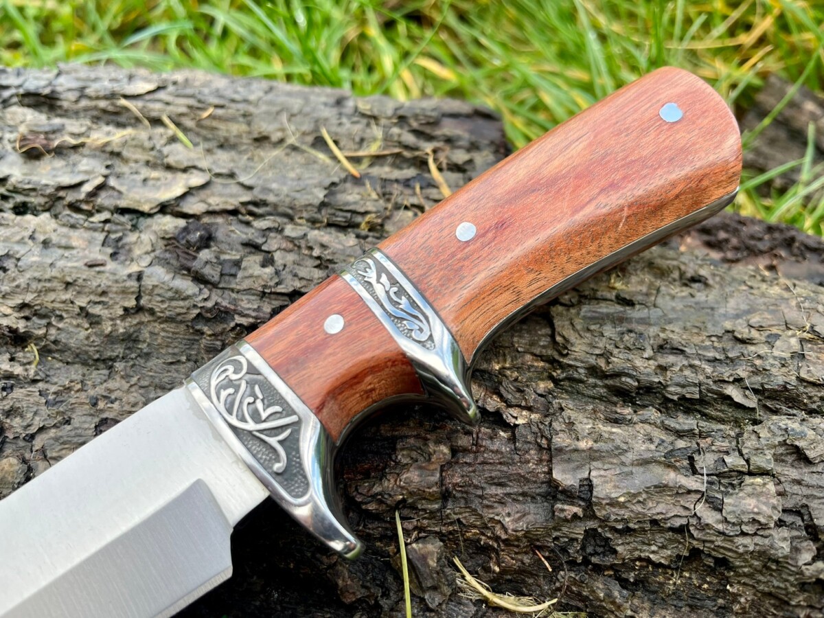 Couteau russe 30cm acier 420HC – garde ergonomique & prise avancée