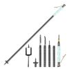 baton de randonnée multifonction survie modulaire avec allume feu vue principale