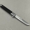 IMG_6004-1.jpg Couteau à ouverture assistée acier M390 type Stiletto bois de noyer – Lame Tanto