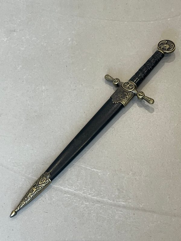 Épée miniature décorative - Pommeau animalier - 30 cm