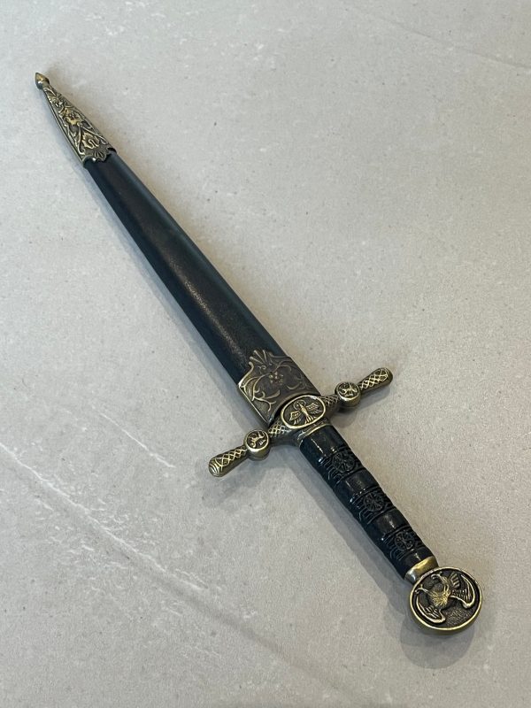 Épée miniature décorative - Pommeau animalier - 30 cm