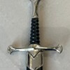 Épée miniature décorative - Inspiration fantasy héroïque - 30 cm