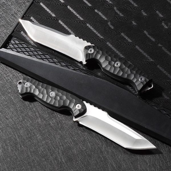IMG_6125 Couteau Fixe TitanForge Tanto Modifié 26 cm