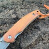 Couteau pliant Damas VG10 – Guillochage dorsal – Palissandre
